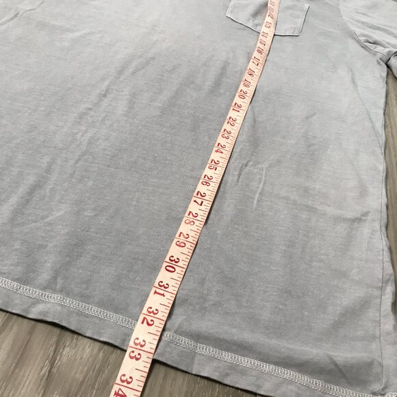 Johnnie-O Gray T Shirt Short Sleeves Crew Neck Pocket Mens 3XLT - Picture 7 of 10